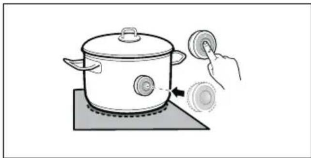 BOSCH PXY801KW1E - Langattoman lampötilatunnistimen kiinnittäminen - 1