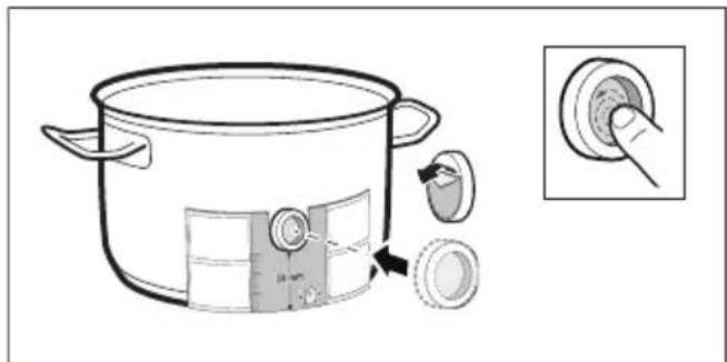 BOSCH PXY895KX1E - Наклеивание силиконовой накладки - 1