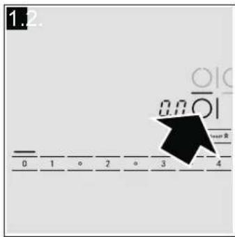 BOSCH PIB651N14M - Sélectionner le niveau de puissance - 1
