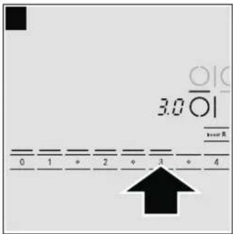 BOSCH PIB651N14M - Kochstufe auswahlen - 2