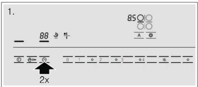BOSCH PKN685N14E - Réglage de la durée - 1