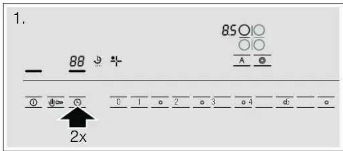 BOSCH PKN685N14E - Dauer einstellen - 1