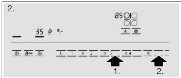 BOSCH PKN685N14E - Tijdsduur instellen - 2