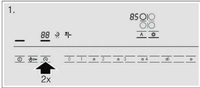BOSCH PKN685N14E - Impostazione della durata - 1