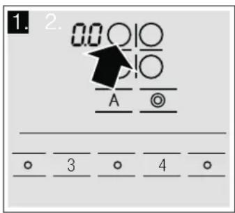 BOSCH PKN685N14E - Réglage de la position de chauffe - 1