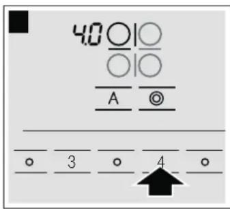 BOSCH PKN685N14E - Réglage de la position de chauffe - 2