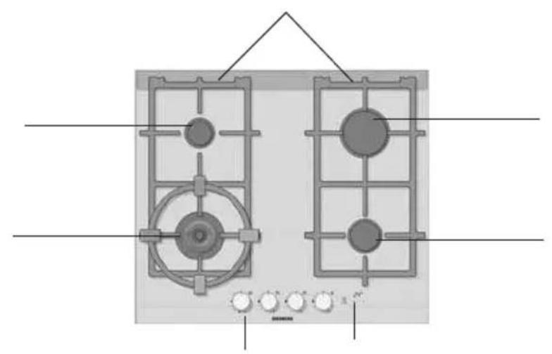 SIEMENS ER726RT70E - It is recommended you contact the Technical Assistance Service to change to another gas type. - 1