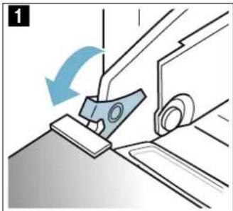 SIEMENS HB553AER0 - Caler la porte de l'appareil - 1