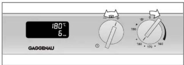 GAGGENAU VF230114 - Réglage du compte-minutes - 1