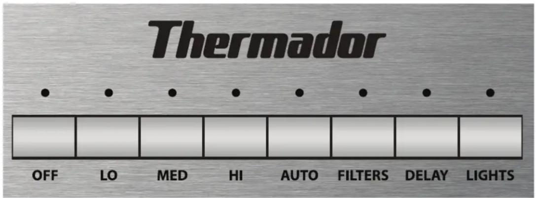 THERMADOR HPCB48NS - Tableau de commande de la hotte - 1