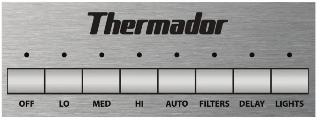 THERMADOR HPCB48NS - Panel de control de la campana - 1
