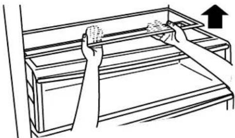 THERMADOR T48BD820NS - Quite ywhelming a colocar la tapa del compartmento para cames frias - 1