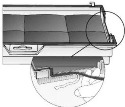 NEFF D5645X0GB - Αφαίρεση και τοποθέτηση του φίλτρου ενεργού άνθρακα - 4