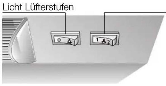 NEFF D2664X0GB - Bedienen der Dunstabzugshaube - 1