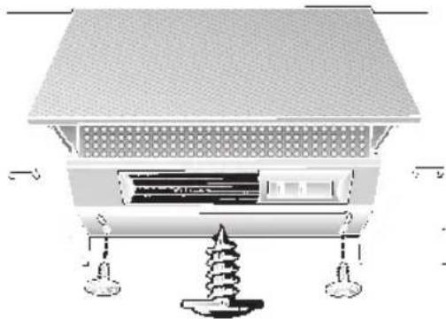 NEFF D2664X0GB - Montar la pieza de remate con la pared: - 1