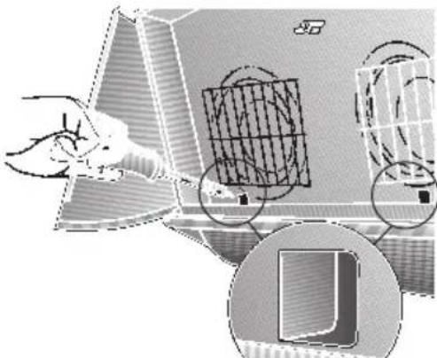 NEFF D2664X0GB - Mise en place et retrait du filtre: - 3