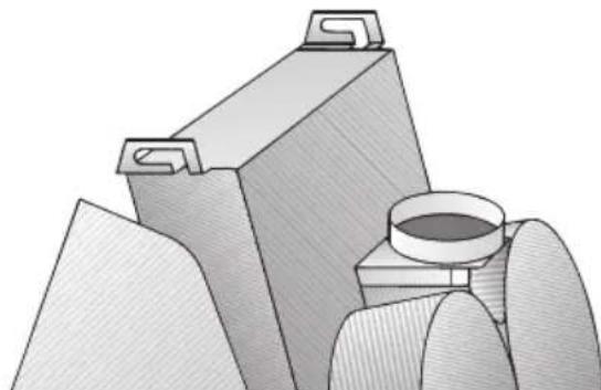 NEFF D2615X0GB - Aansluiting luchtafvoerbuis 120 mm: - 1
