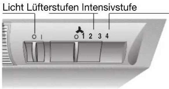NEFF D2615X0GB - Bedienen der Dunstabzugshaube - 4