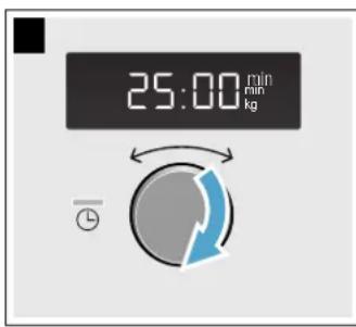 NEFF HLAWD53N0 - Exemple : 360 W, 25 minutes - 2