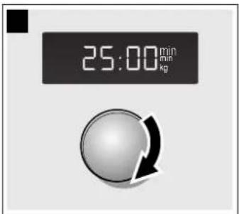 SIEMENS HF24M664 - Beispiel: 360 W, 25 Minuten - 2