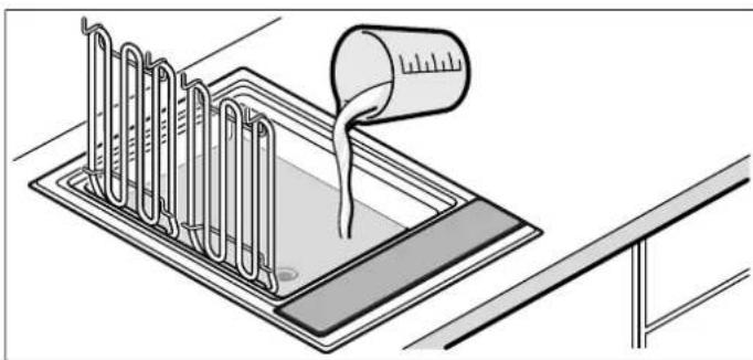 NEFF Domino N64D40N0 - Inserimento di acqua e di pietre laviche - 1