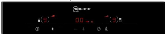 NEFF Domino N64D40N0 - Impostazione dei livelli grill - 1