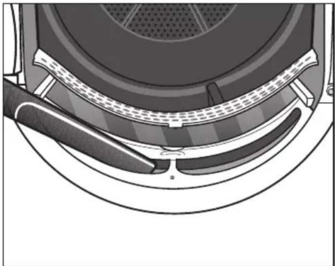 MIELE TWF50005 CH - Nettoyer soigneusement les filtres à peluches et la zone du conduit d'air - 3
