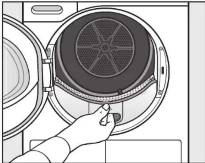 MIELE TWF50005 CH - Enlever les peluches visibles - 1
