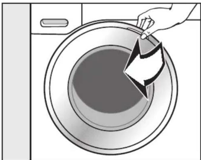 MIELE TWF50005 CH - Ouverture de la porte - 1