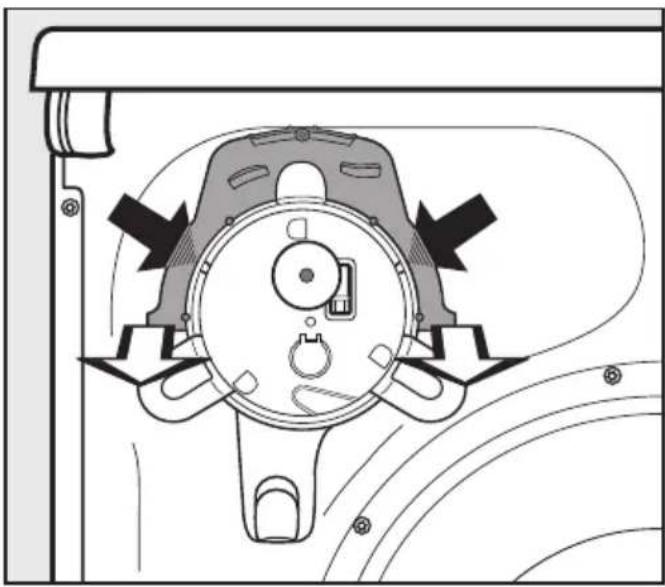 MIELE TWF 50000 CH - – Vidange dans un lavabo ou un écoulement au sol - 1