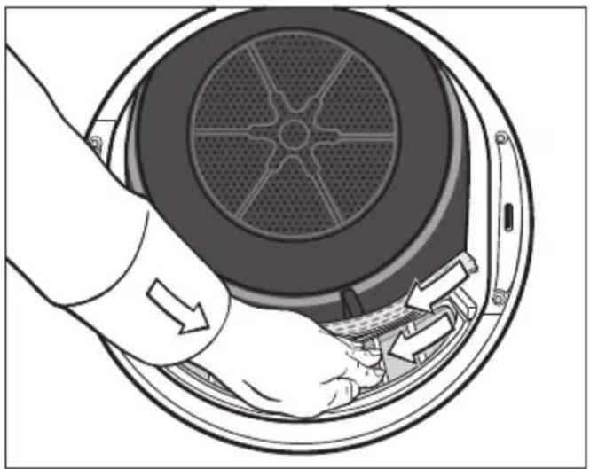 MIELE TWF 50000 CH - Enlever les peluches visibles - 3