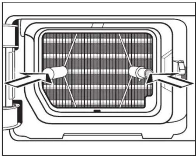 MIELE TWF 50000 CH - Mettre en place le filtre de socle - 2