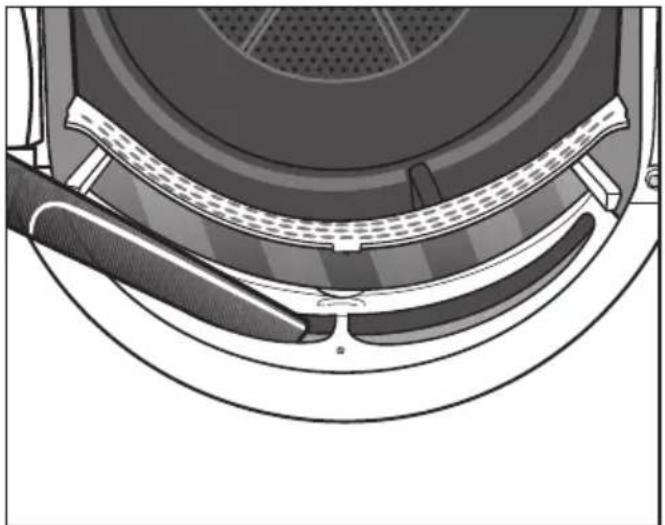 MIELE TWF 50000 CH - Nettoyer soigneusement les filtres à peluches et la zone du conduit d'air - 3