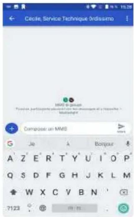 ORDISSIMO LeNumero1 Mini - Envoyer un SMS - 11