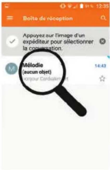 ORDISSIMO LeNumero1 Mini - Ouvrir un e-Mail - 1
