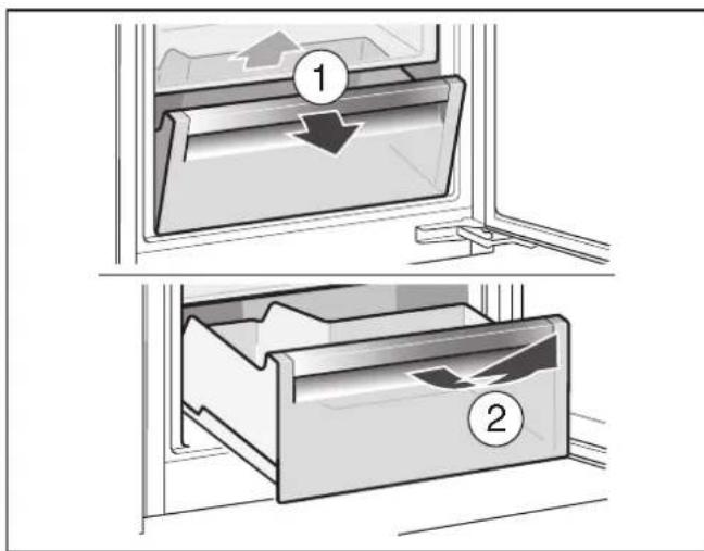 GAGGENAU RC242203 - Taking out the extendable glass shelf - 4