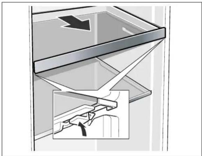 GAGGENAU RC242203 - Uittrekbaar glazen legplateau verwijderen - 1
