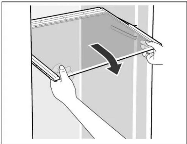 GAGGENAU RC242203 - Retirer les clayettes en verre - 1