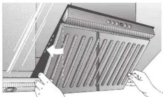 BOSCH DWK096665 - Vetfilters aanbrengen: - 3