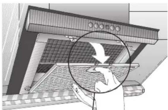 BOSCH DWK096665 - Démontage des filtres àGRAISSÉ: - 3