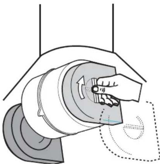 SIEMENS LC654DA10 - Het filter invoeren: - 1