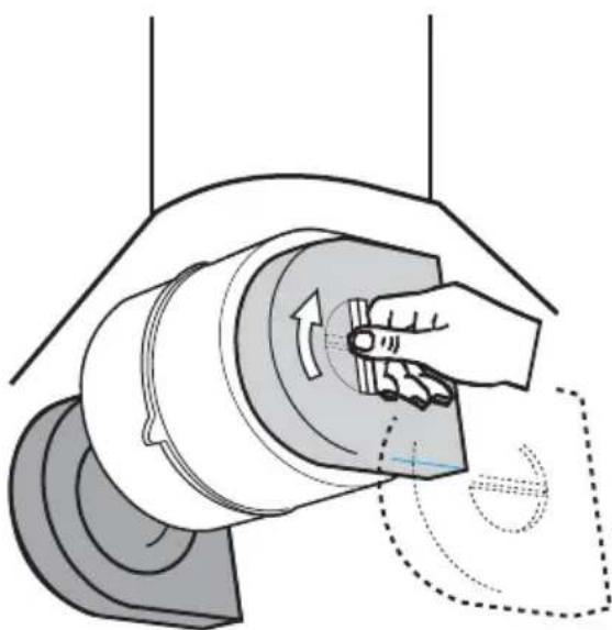 SIEMENS LC654DA10 - Recolocar o filtro: - 1