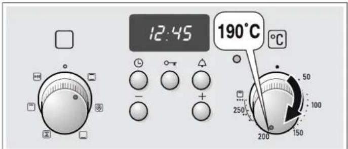 SIEMENS HB331E4 - Wijzen van verwarmen en temperatuur - 2