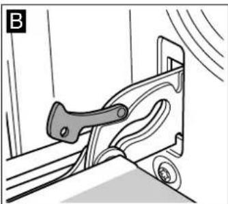 SIEMENS HB20AB221C - Décrocher et accrocher la porte du four - 2