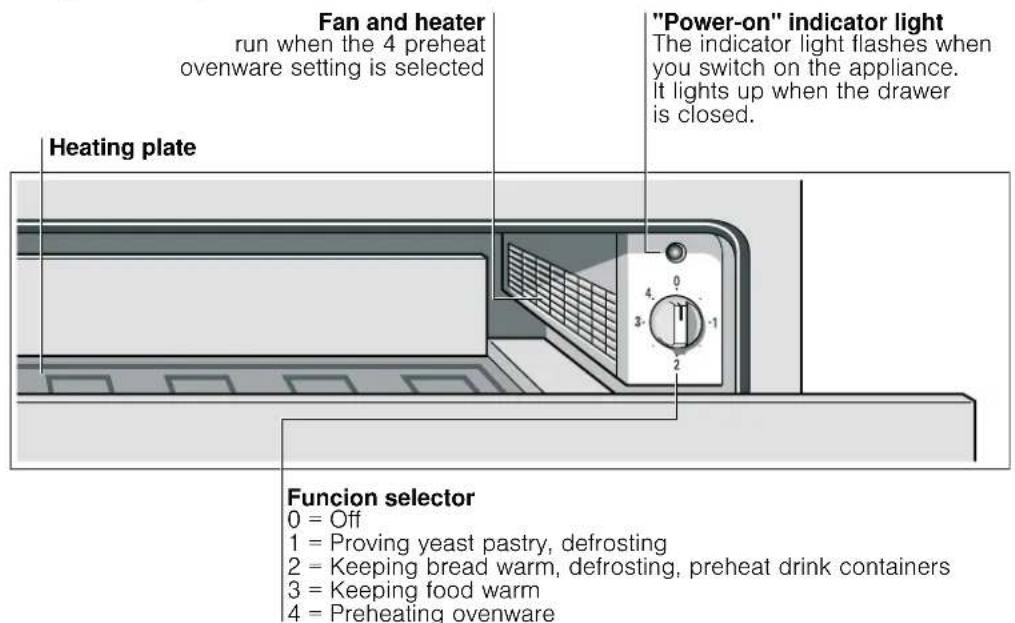 SIEMENS HW290262 - The warming drawer - 1