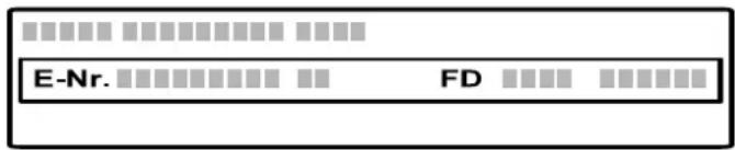 NEFF N1AHA01N0 - Codice prodotto (E) e codice di produzione (FD) - 1