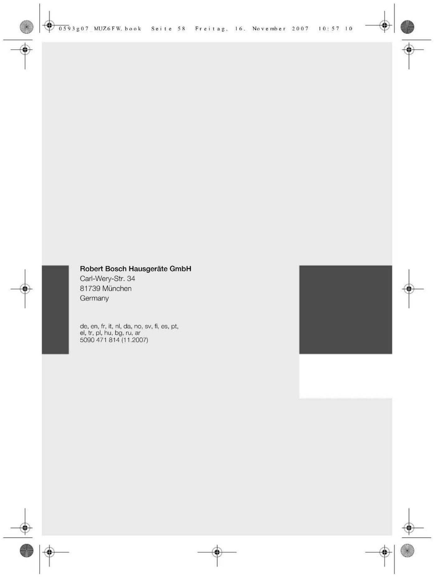 BOSCH MUZ6FW4 - PncyHok F - 1