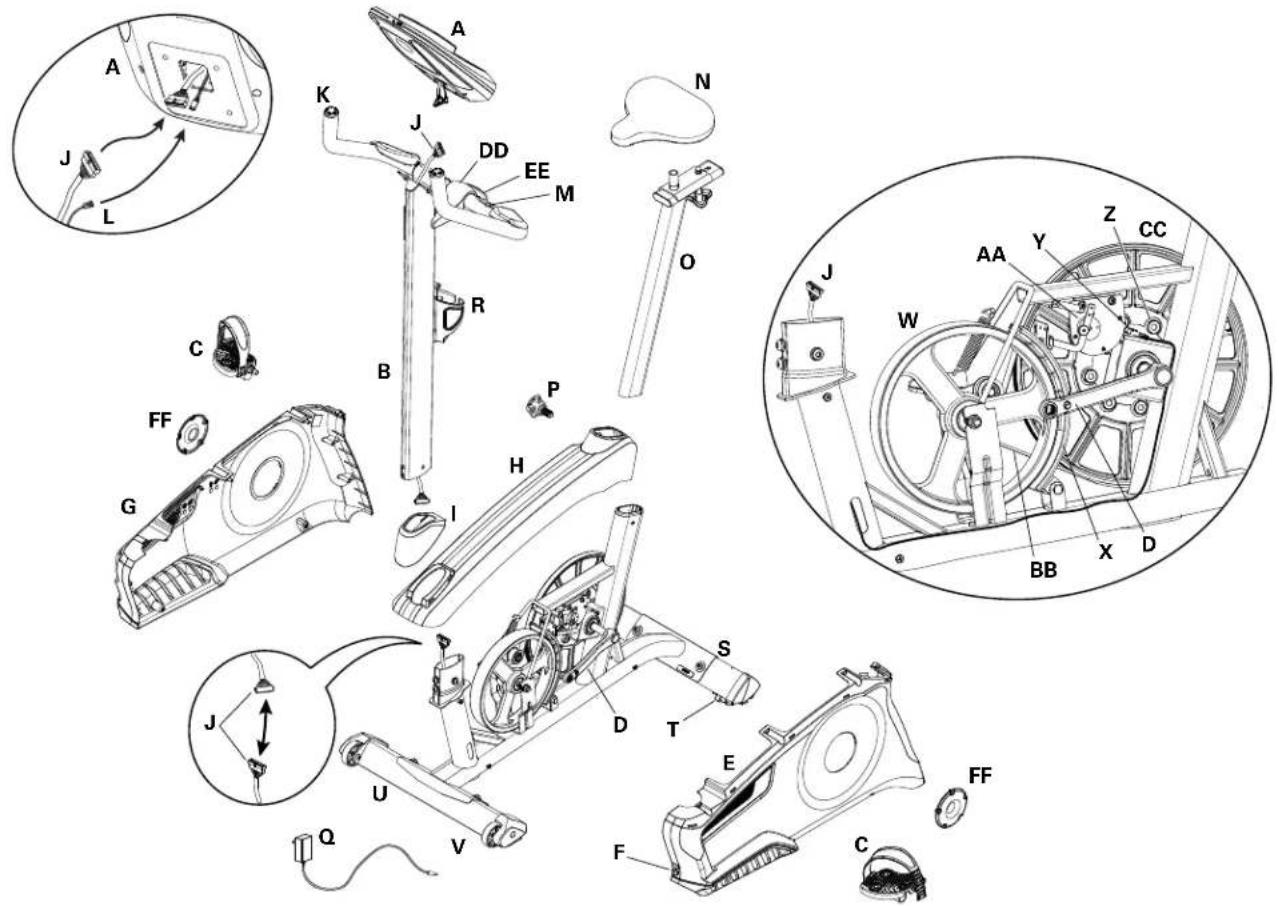 Nautilus U626 - Pieces d'entretien - 1