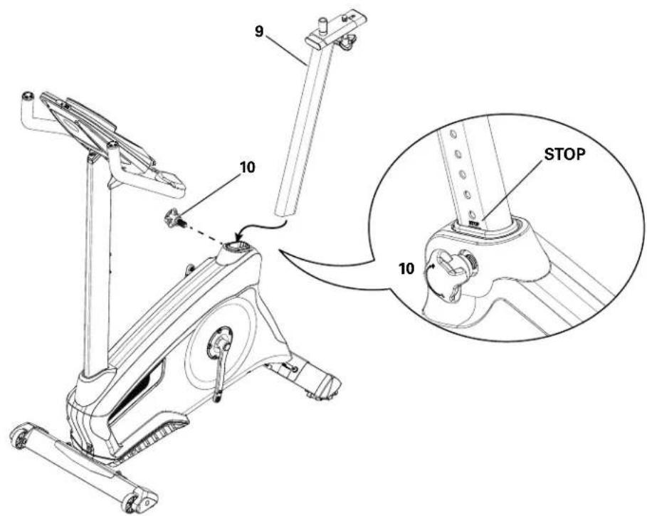 Nautilus U626 - Installez le tube de selle sur le chassinis - 2