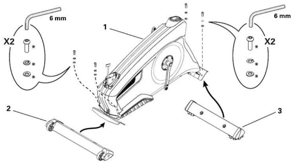 Nautilus U626 - Arrimez les stabilisateurs au chassin - 1